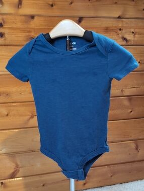 Pekkle Blue Baby Onsie 18 Months New W/Out Tags